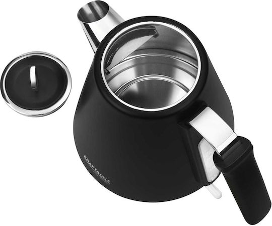 Kraft & Dele Βραστήρας 1.7lt 2200W Μαύρος