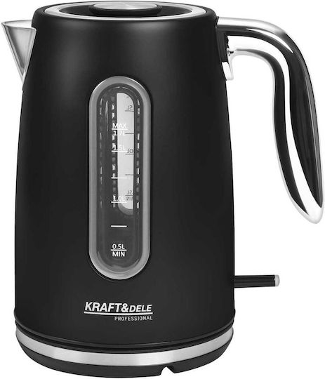 Kraft & Dele Fierbător De Apă 1.7lt 2200W Negru