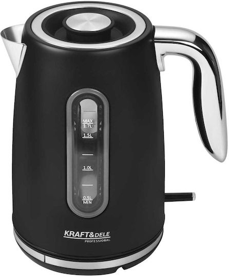 Kraft & Dele Fierbător De Apă 1.7lt 2200W Negru