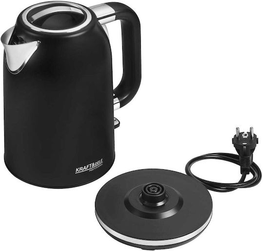 Kraft & Dele Wasserkocher 1.7l 2200W Schwarzer