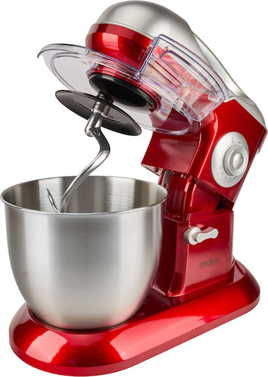 Kraft & Dele Küchenmaschine 3000W mit Rostfreiem Schüssel 6,5lt Rote