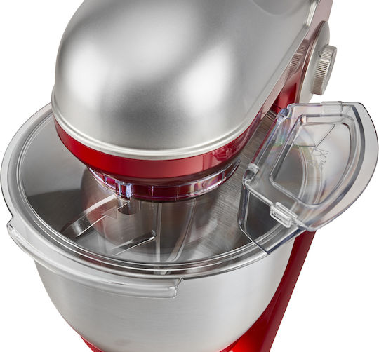 Kraft & Dele Küchenmaschine 3000W mit Rostfreiem Schüssel 6,5lt Rote