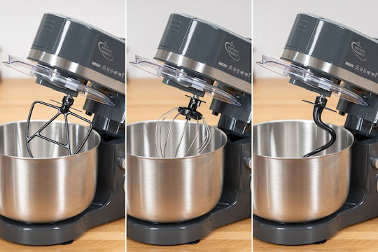 Zelmer Stand Mixer 1800W with Stainless Bowl 5.7lt Grey