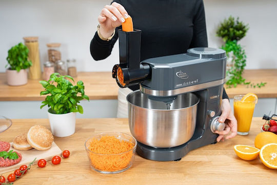 Zelmer Stand Mixer 1800W with Stainless Bowl 5.7lt Grey