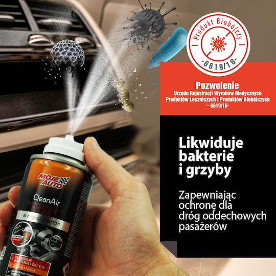 Moje Auto Car Air Freshener Spray Black 150ml