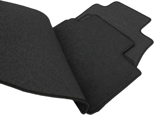 Petex Satz Vorder- und Hintermatten 4Stück aus Teppichboden für Nissan Juke 2010+ Schwarz