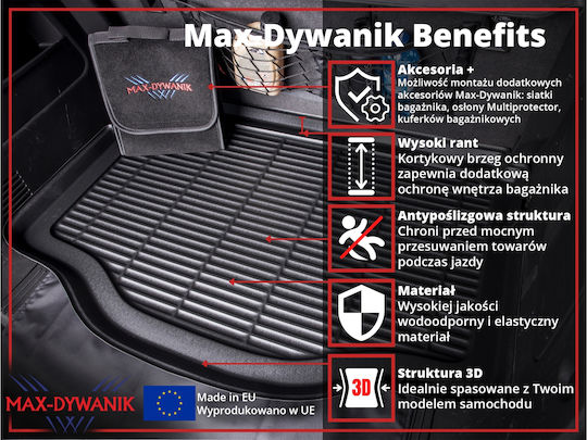 Max-dywanik 910209 Trunk Mat Bmw 5 E60 Sedan 2003-2011