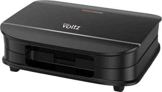 Voltz Сандвич мейкър Грил 700W Черен