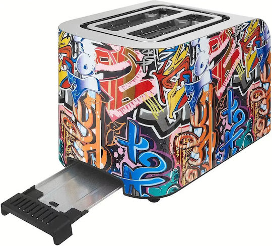 Тостер Gutfels 2 филийки Тостер Двуместна 850W Многоцветна