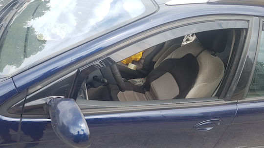 Heko Satz Windabweiser Vordere und Hintere Dark Fime für Citroen C5 4Stück