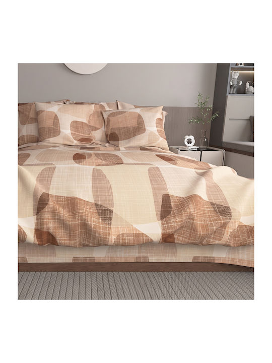 Charalambidis Textiles Βότσαλο Cearceaf De Pat Single Cu Hugger Din Cauciuc 100x200+30cm