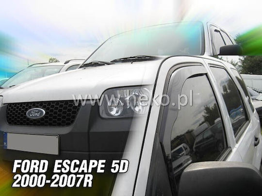 Heko Set deflectoare de vânt Dark Fime pentru Ford Evadare 4buc