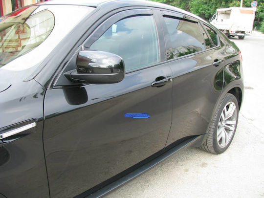Heko Satz Windabweiser Vordere und Hintere Dark Fime für BMW X6 4Stück