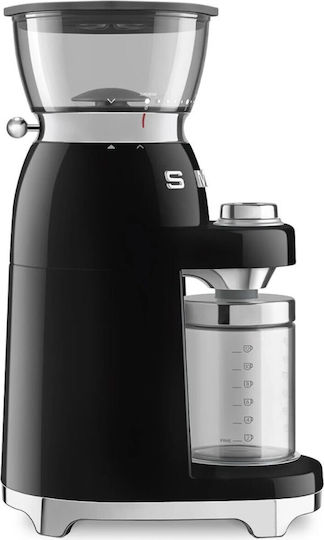 Smeg Електрическа Кафемелачка 150W с Капацитет 240gr и 8 Степени на Смилане Черна