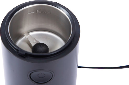 Kraft & Dele Râșniță Electrică de Cafea 200W cu Capacitate de 50gr Negru