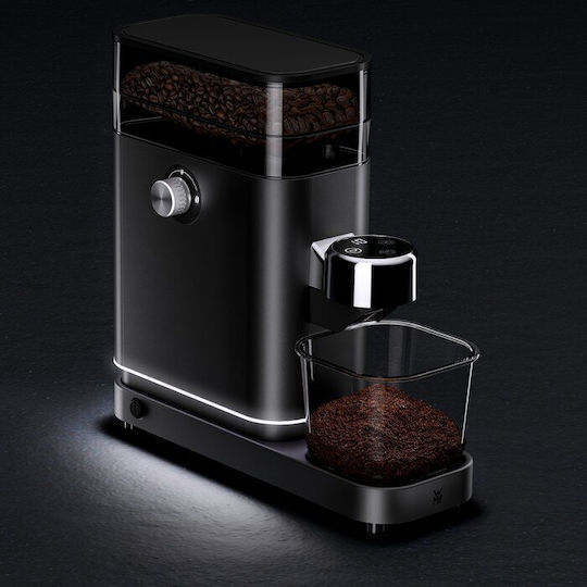 WMF Elektrischer Kaffeemühle 150W und 16 Mahlstufen Schwarz