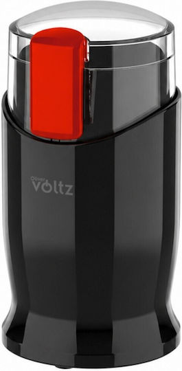 Voltz Електрически Мелачка За Кафе 150W С Капацитет За Кафе На Зърна 60гр Черен