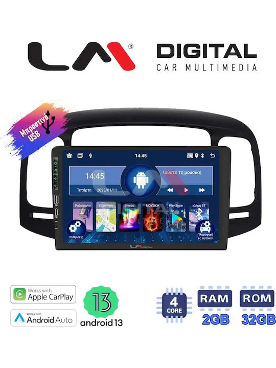LM Digital Car Audio System for Hyundai Accent 2006 > 2012 Bluetooth USB WiFi GPS Apple CarPlay Android Auto