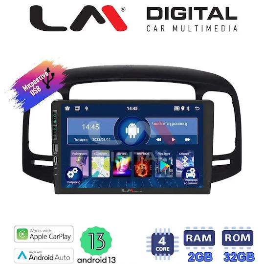 LM Digital Car Audio System for Hyundai Accent 2006 > 2012 Bluetooth USB WiFi GPS Apple CarPlay Android Auto