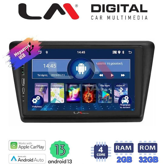 LM Digital Car Audio System for Skoda Rapid 2013-2017 Bluetooth USB Wi-Fi GPS Apple CarPlay Android Auto