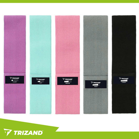 Trizand Loop Bands Σετ 5τμχ Πολύχρωμα 0.74m