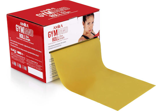 AMILA Resistance Band Very Hard Gold 25m 25m