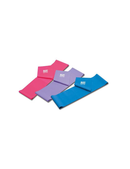 Body Sculpture Pilates Tape Elastischer Gurt Body Sculpture Licht Rosa 0.35m