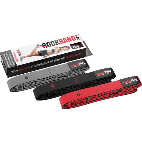 Rocktape RockBand Flex Λάστιχο Γυμναστικής Loop Σκληρό Γκρι
