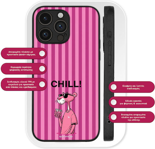 Sonique Stripe Stories Series Motorola Edge 70 5G Chill Panther Mobile Phone Case