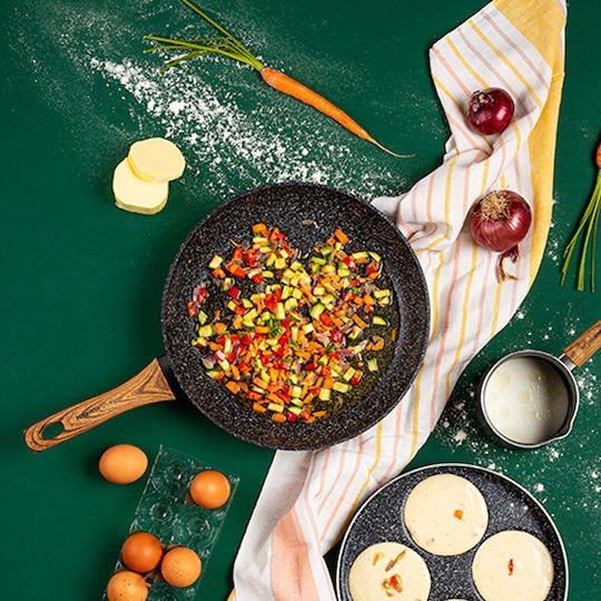 Nava Nature Asian & Feast Chef Cookware Set from Aluminum with Non-stick Coating 3 Pieces