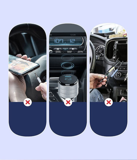 Ugreen CM309 Bluetooth Автомобилен за Таблото (AUX / Аудиоприемник / с USB Порт за Зареждане)