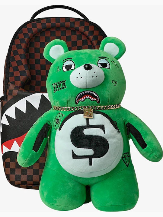 Sprayground Ghiozdan de Spate pentru Școala Gimnazială - Liceu Bear Pouch 2N1 Dlxsv