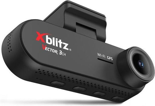 Xblitz Set Autodigitale Videorekorder auf Windschutzscheibe 1440P Mit Bildschirm 3.2 Wi-Fi GPS & Rückfahrkamera