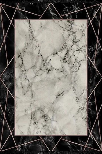 Covor 80x150cm Negru