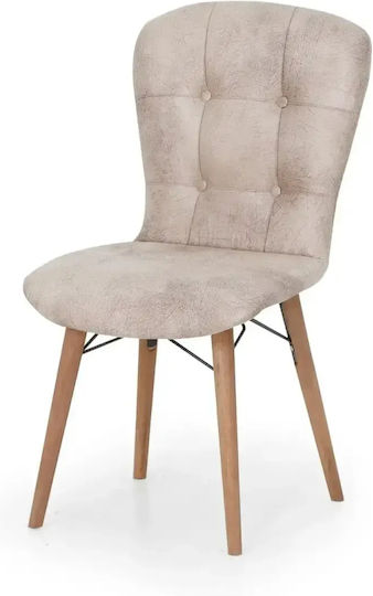 Scaun Sala De Mese Cu Material Textil Gri