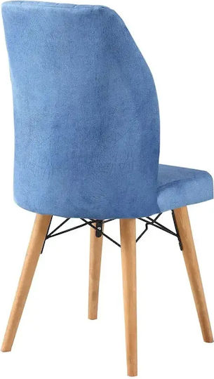 Scaun Sala De Mese Cu Material Textil Portocaliu