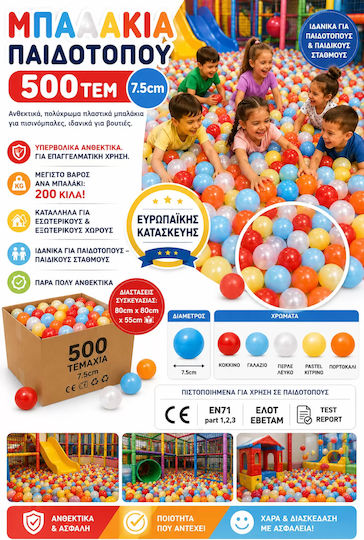 Trampolino Multicolour Playground Balls