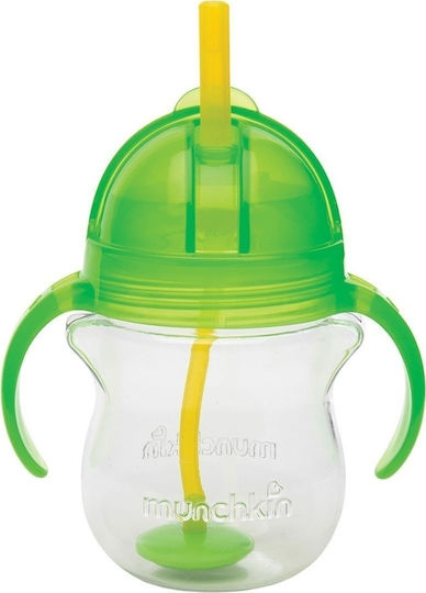 Munchkin Παιδικό Ποτηράκι από Πλαστικό Πράσινο 207ml για 6m+