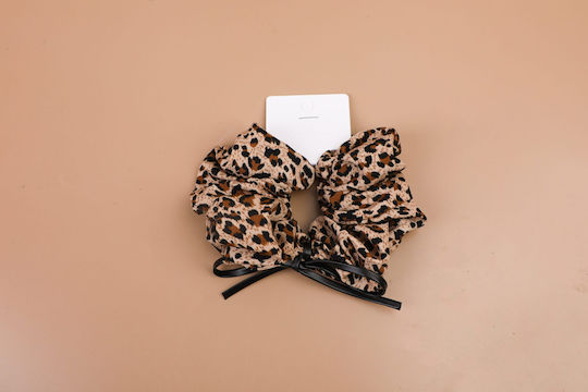 Leopard Print Series Hair Scrunchies Tie Bar