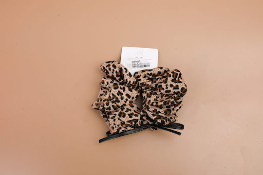Leopard Print Series Hair Scrunchies Tie Bar