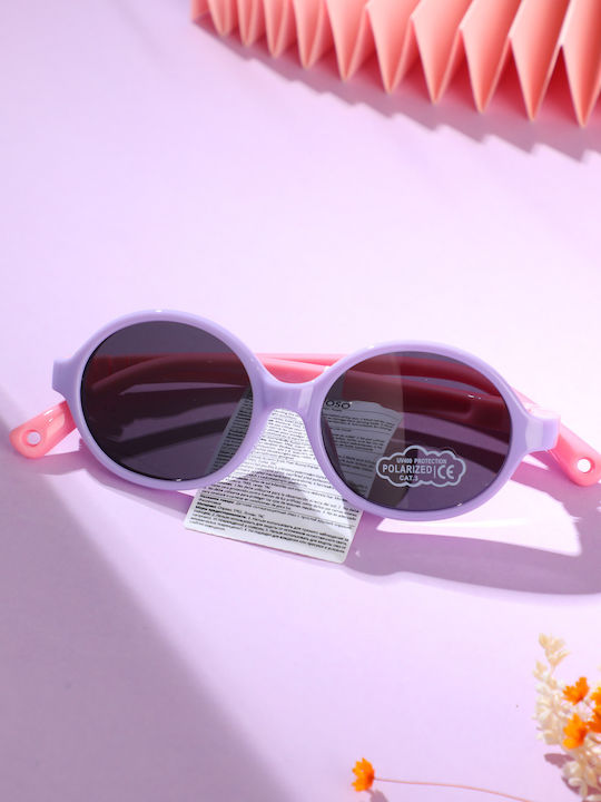 Round Kids Sunglasses Purple Round Kids Sunglasses Purple