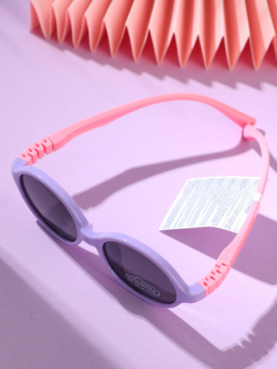Round Kids Sunglasses Purple