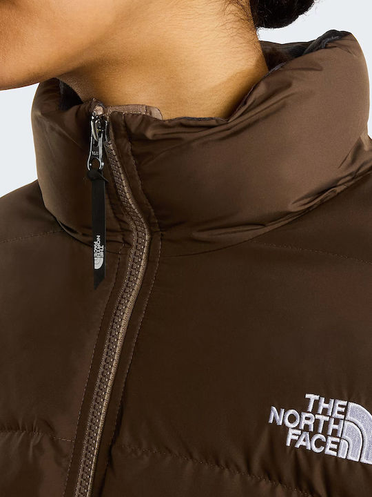 Saikuru Women's Puffer Jacket for Winter Brown