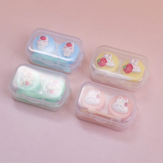 Kontaktlinsenbehälter Strawberry Bunny