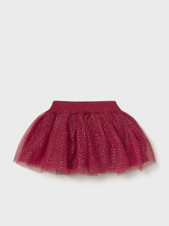 Kids Set with Skirt Summer 2 Pieces Red