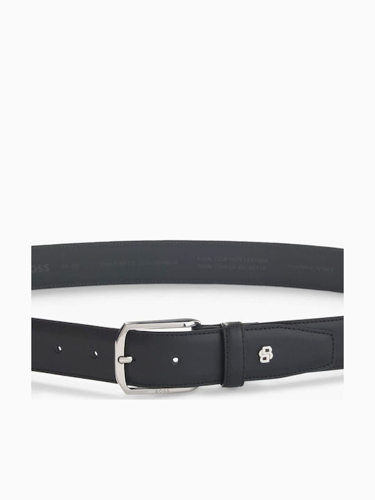 Herren Gürtel Leder Schwarz