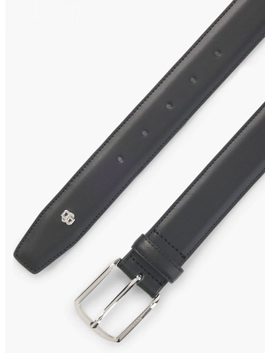 Herren Gürtel Leder Schwarz