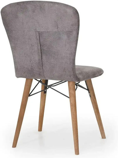 Scaun Bucătărie Cu Material Textil Burgundy