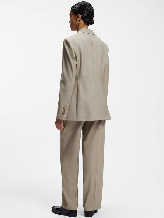 Boss Дамско Строено Сако Light Beige