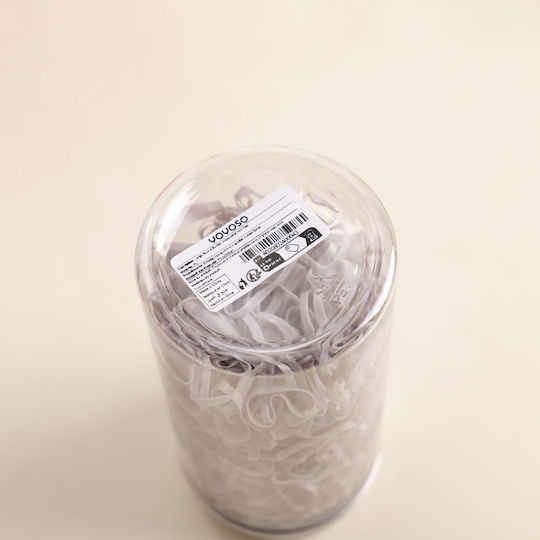 Hair Scrunchies Single Use Large Round Container